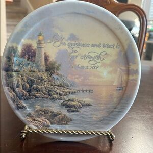 Thomas Kinkade “Sea of Tranquility “ in Have Faith series 2001